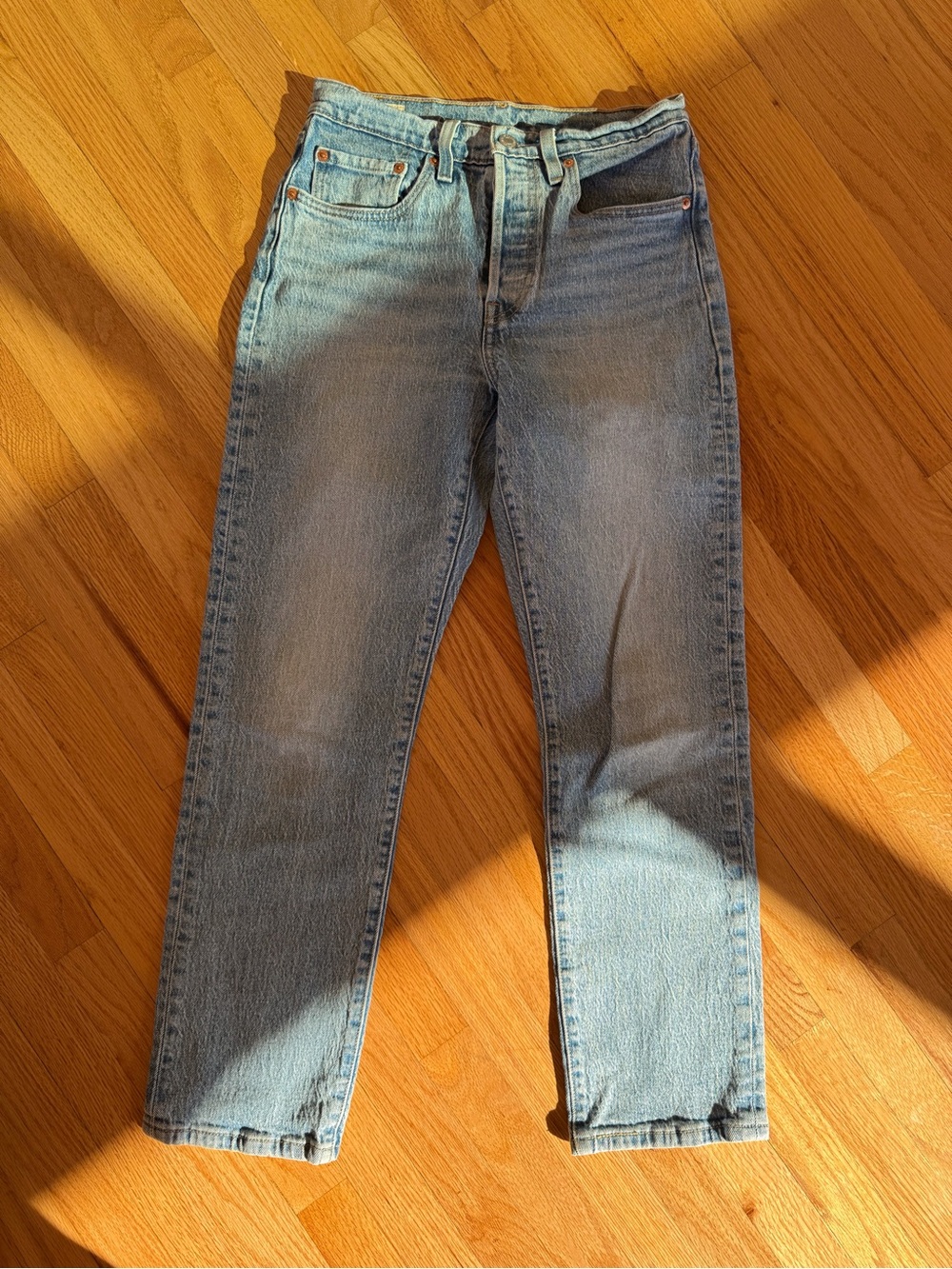 Levi's Light Blue Cropped Women's Jeans w 26 l 28